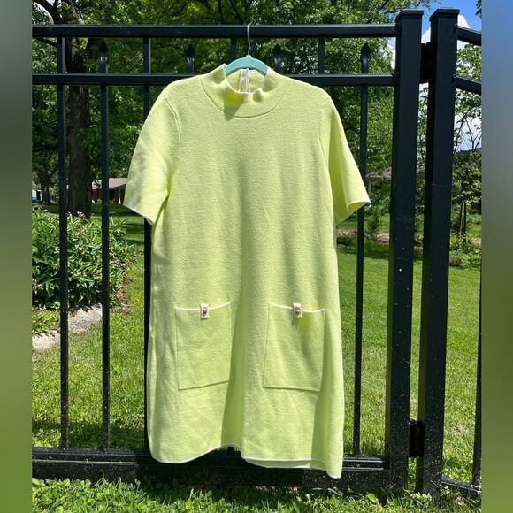 Anthropologie The Annalise Mock-Neck Mini Sweater Dress by Maeve NWT - Picture 6 of 10